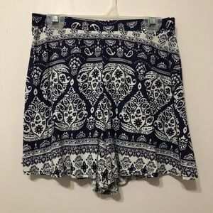 Paisley Tribal Flowy Shorts